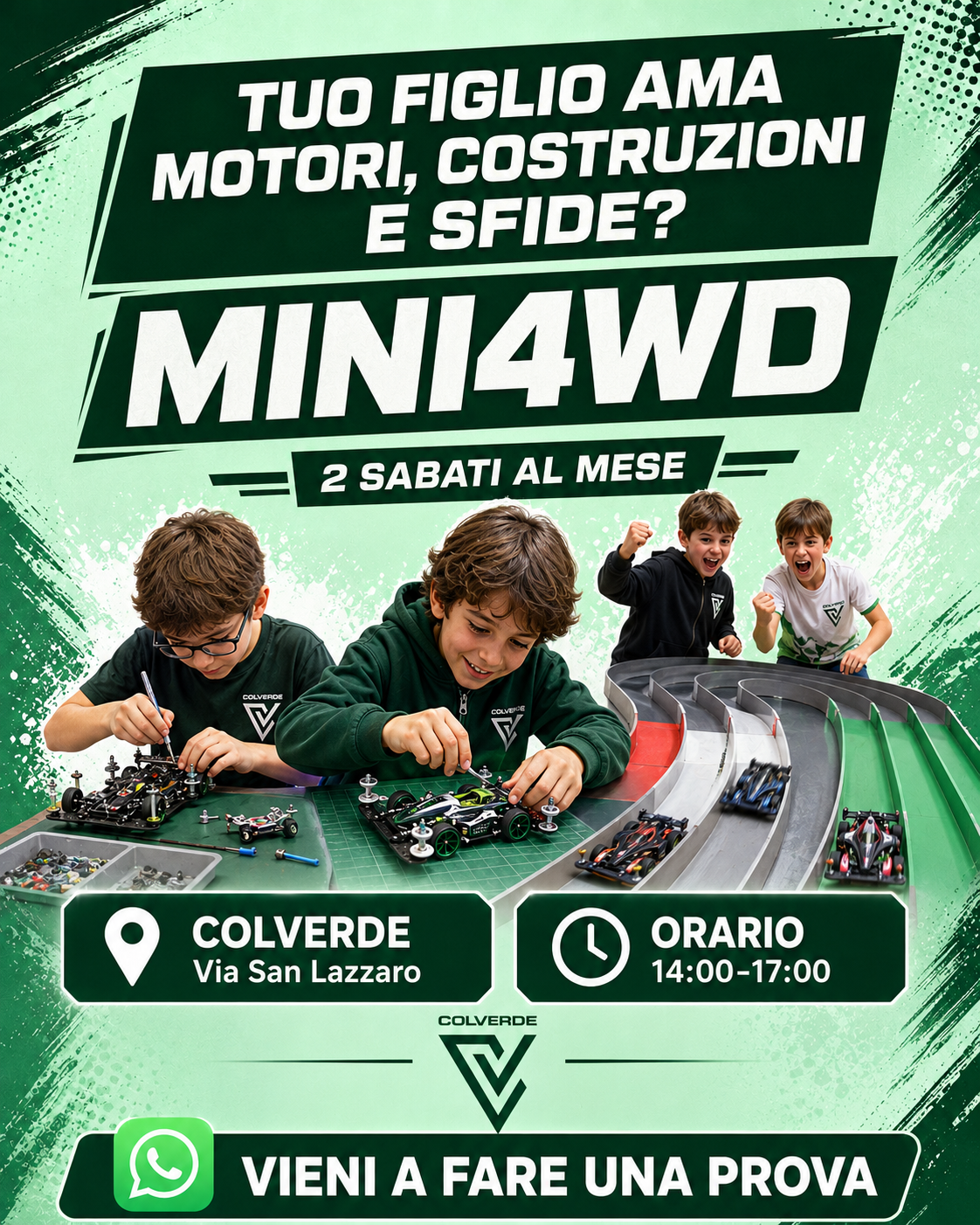 Locandina Mini4WD Polisportiva Colverde